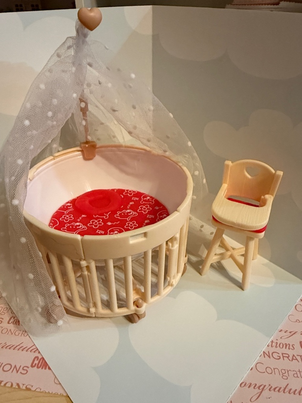 Zuru My mini baby Winnie the Poo set - crib and high chair